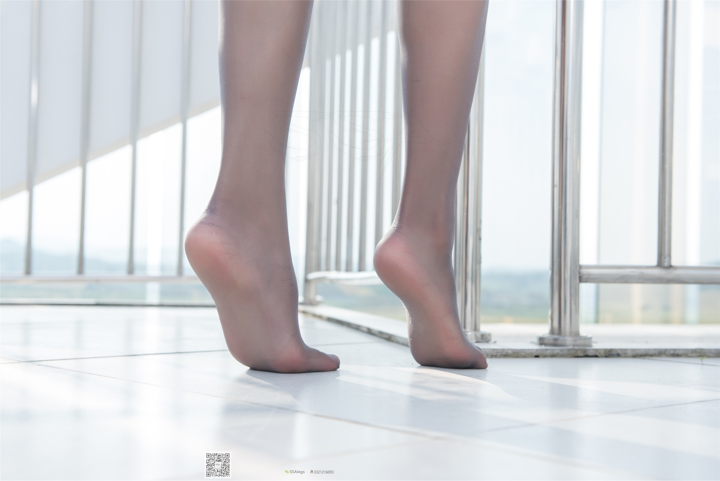 SSA丝社 NO.041 兰兰 灰丝女秘书带你看项目